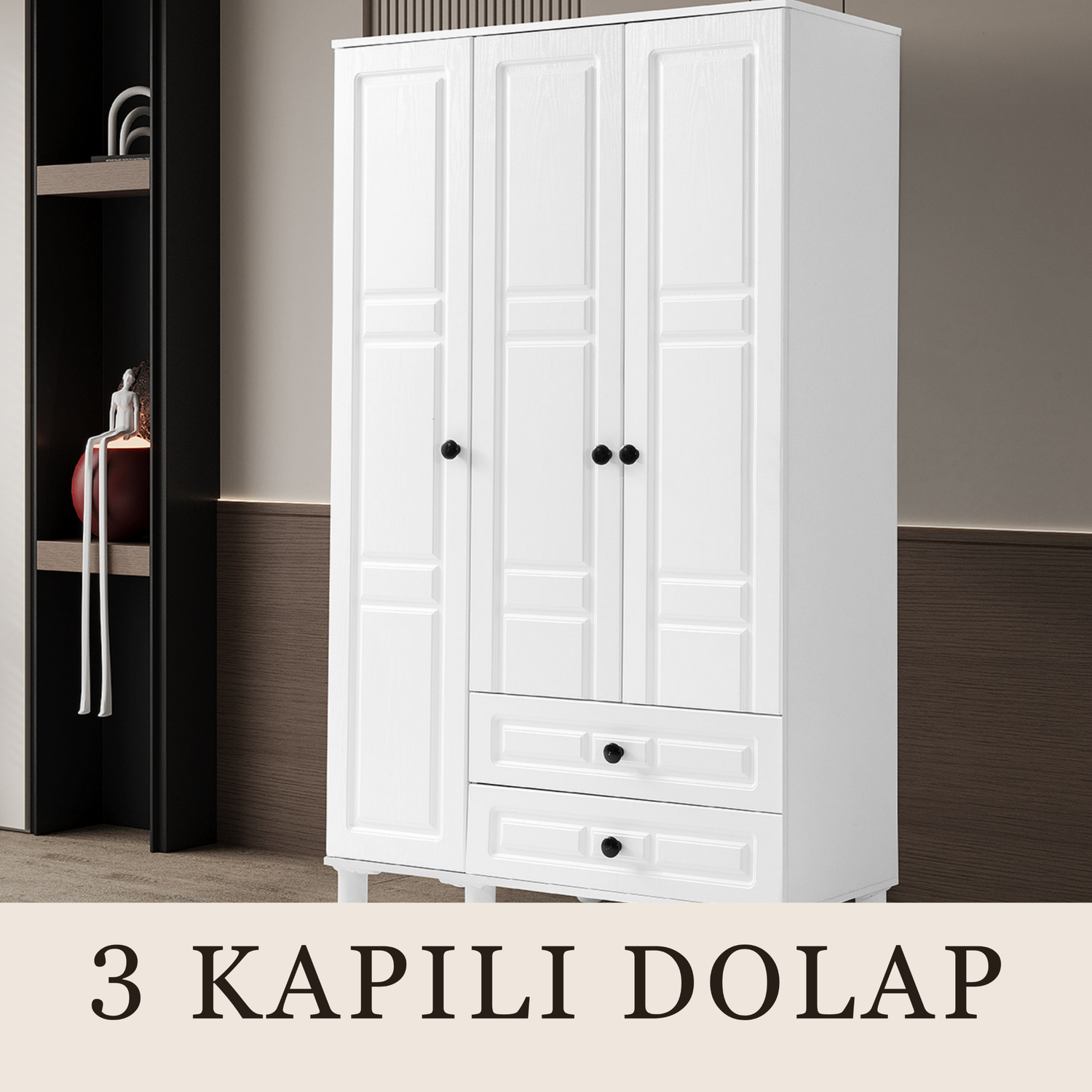 3 Kapılı Dolap
